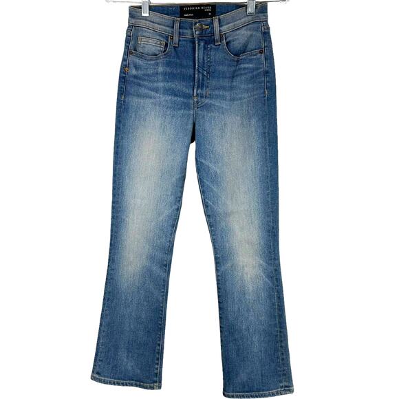 Veronica Beard Carly Kick Flare High Rise Jeans in Clearwater Size 24/00 NWT - Picture 1 of 10